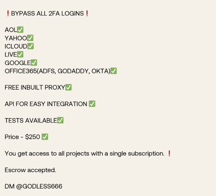 This Telegram channel was inactive at the time of publishing.